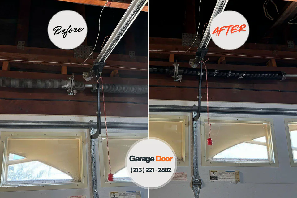 Before and after: garage door repair near me Shavano Park